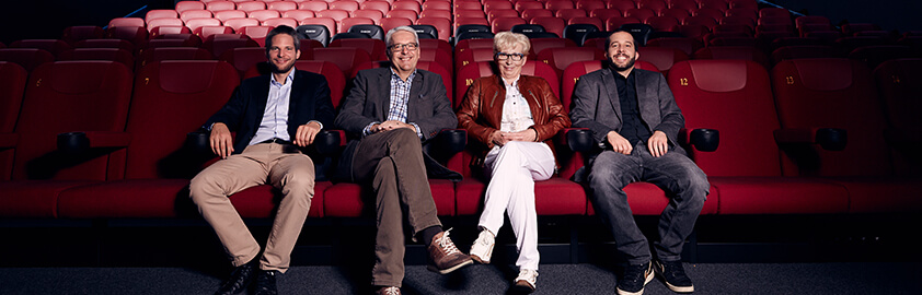 Die Ruschs, erste Reihe fußfrei in Ihrem Kino