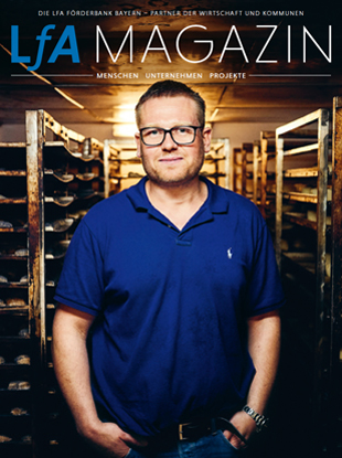 Cover der Herbstausgabe 2017 des LfA-Magazins