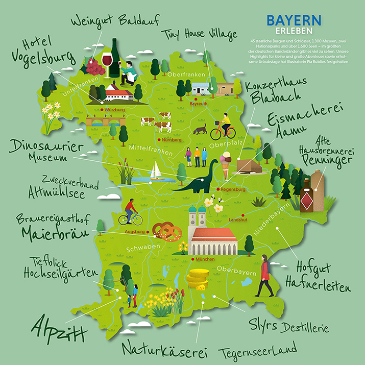Infografik: Bayern erleben