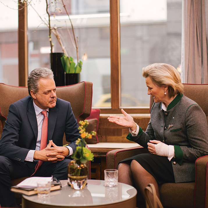 Im Gespräch: Angela Inselkammer und Harald Pechlaner