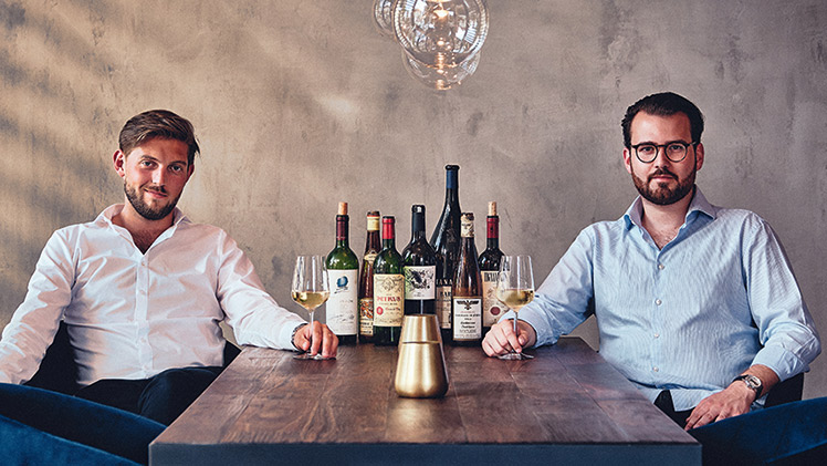 Maximilian Beughold und Raffaele Colonna. Gründer des Restaurants Henrii