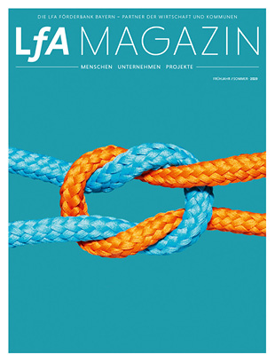 Cover der Sonderausgabe des LfA Magazins zur Corona-Krise