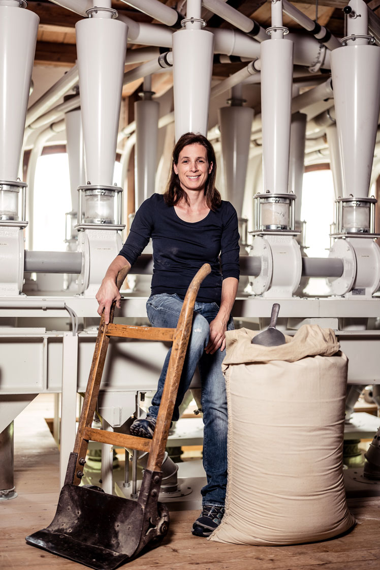 Veronika Bruckmayer, Inhaberin der Bruckmayer Mühle