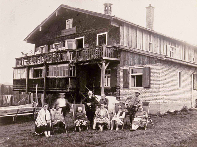 Schwarz-Weiß-Fotografie 2. Generation Sonnalp