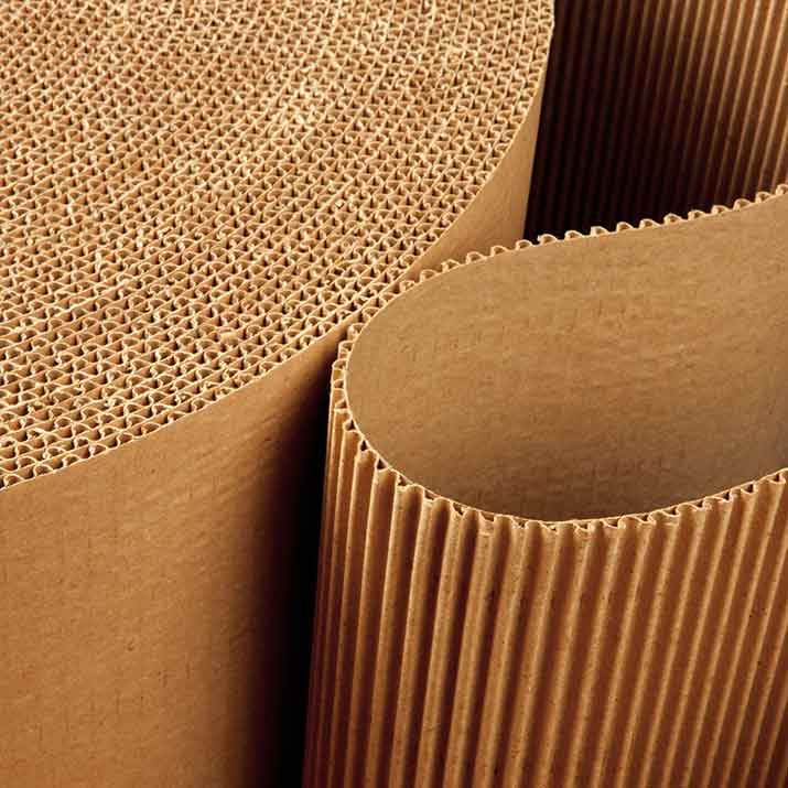 Verpackungsmaterial in Großaufnahme