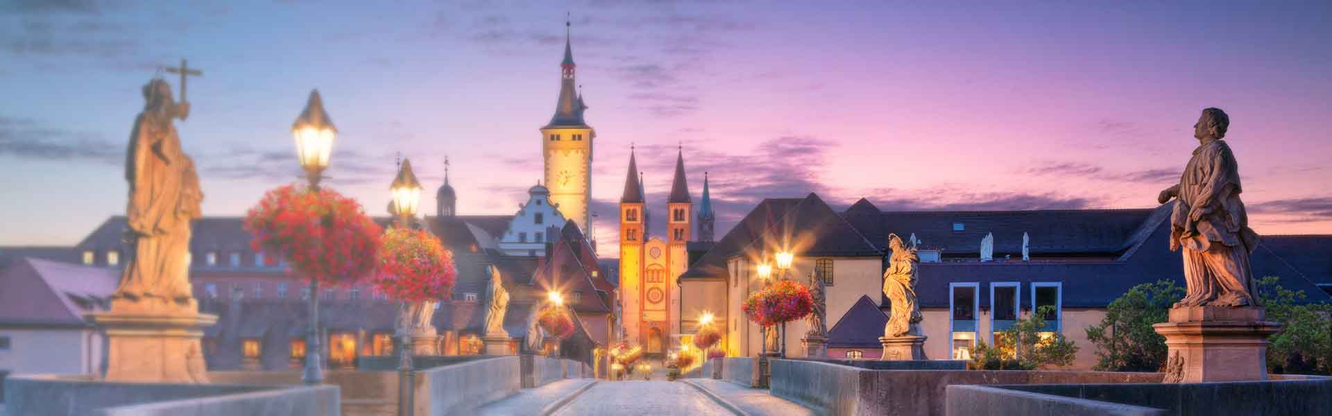 Die Alte Mainbrücke in Würzburg