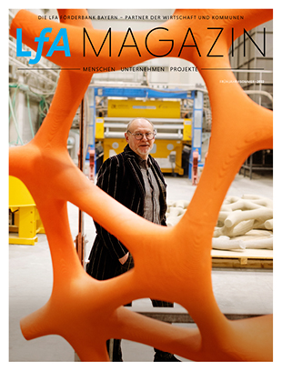 Cover der Sommerausgabe 2022 des LfA-Magazins