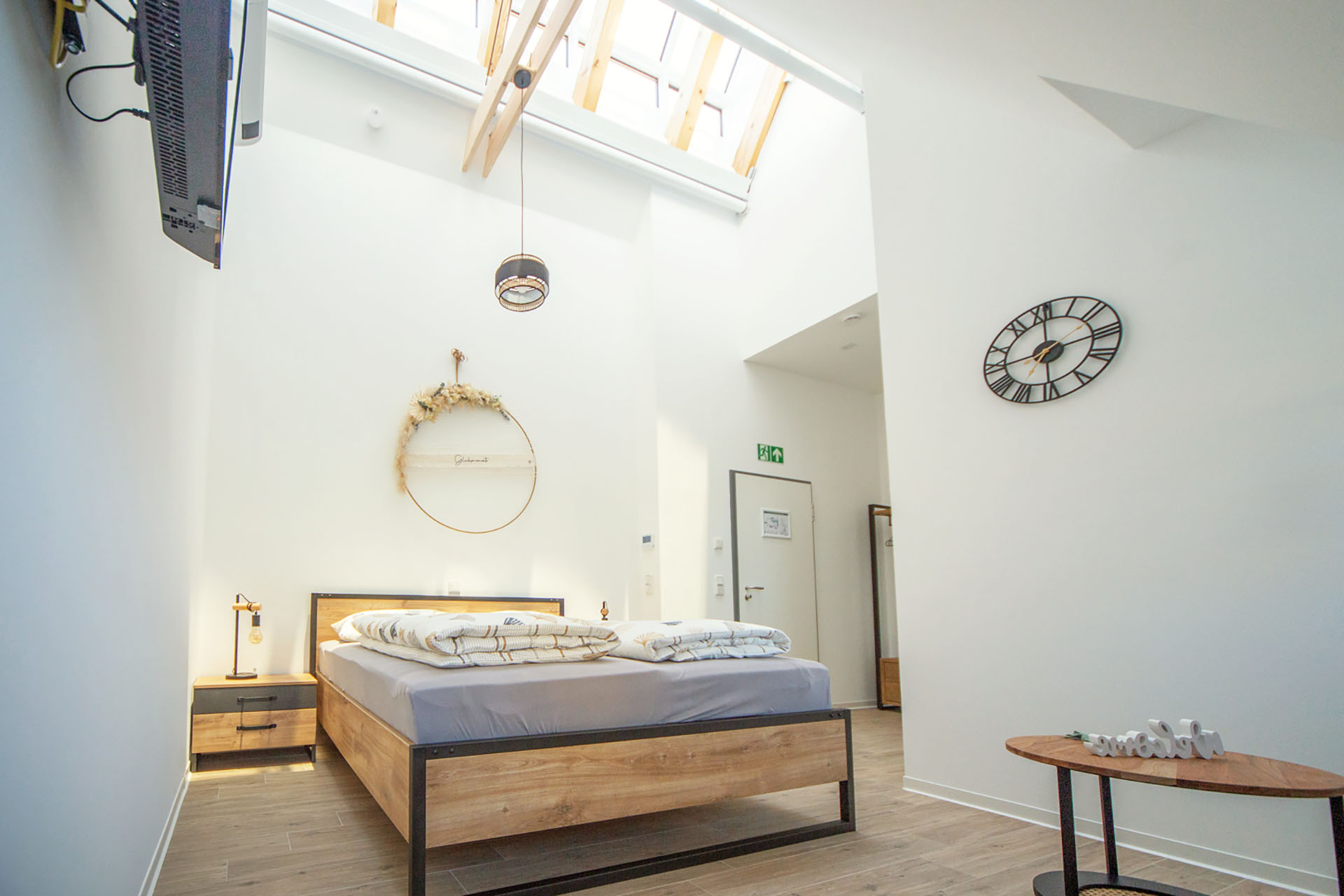 Das Bild zeigt ein Zimmer des angeschlossenen Bed & Breakfast