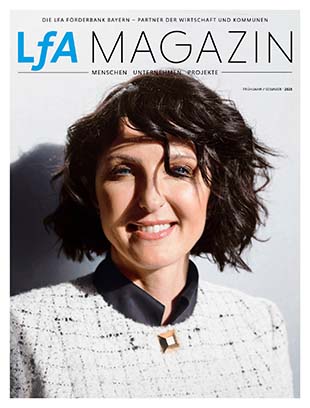 Cover der Frühjahrsausgabe 2023 des LfA Magazins