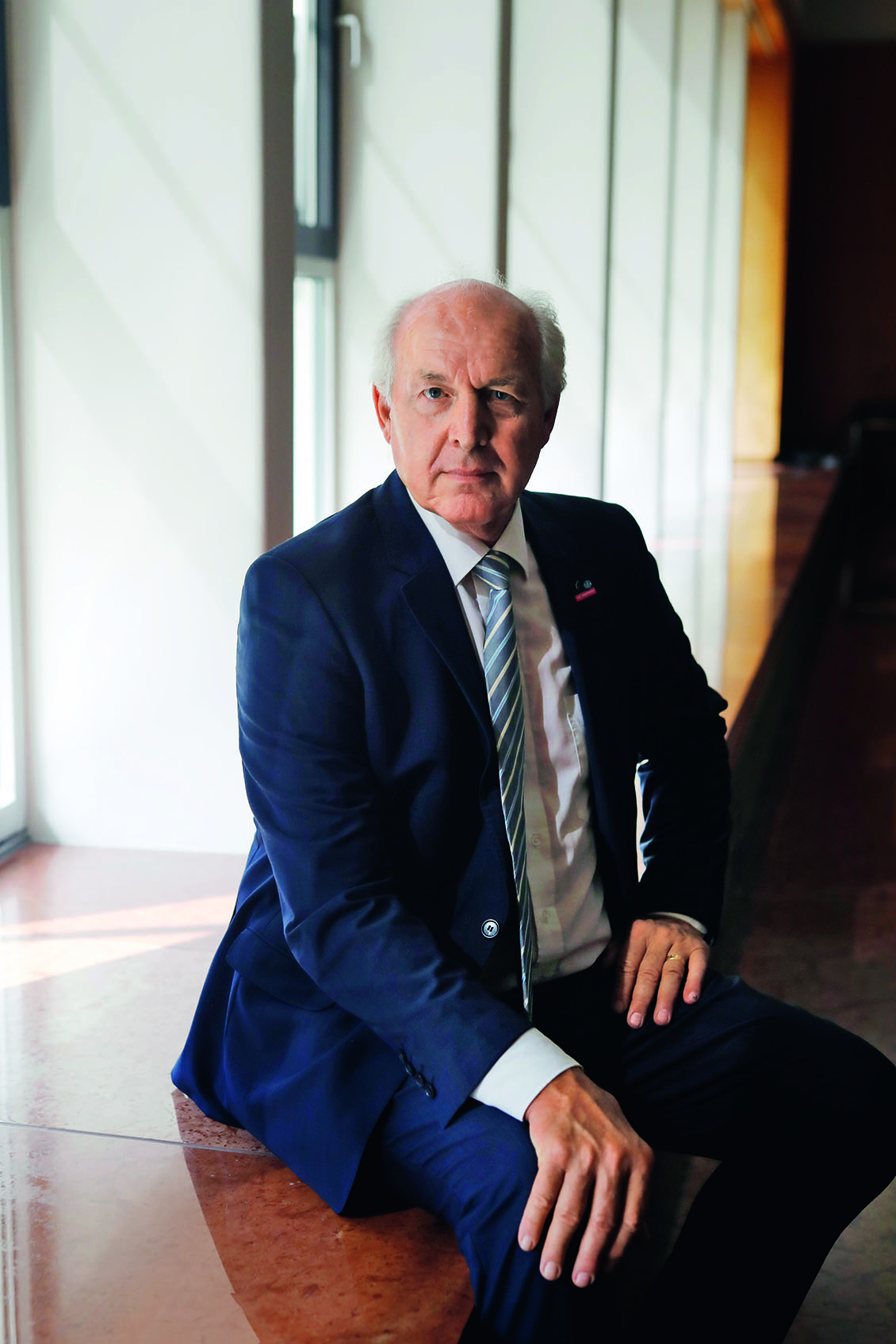Handwerkspräsident Peteranderl im Gespräch