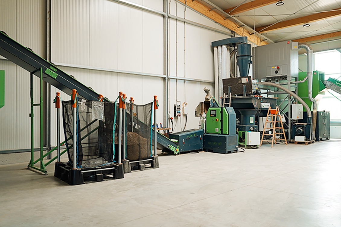 Pelletieranlage von Ecokraft