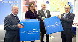Besuchten die LfA auf der IHM: