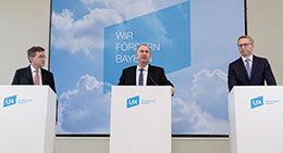 Auf der Bilanzpressekonferenz: